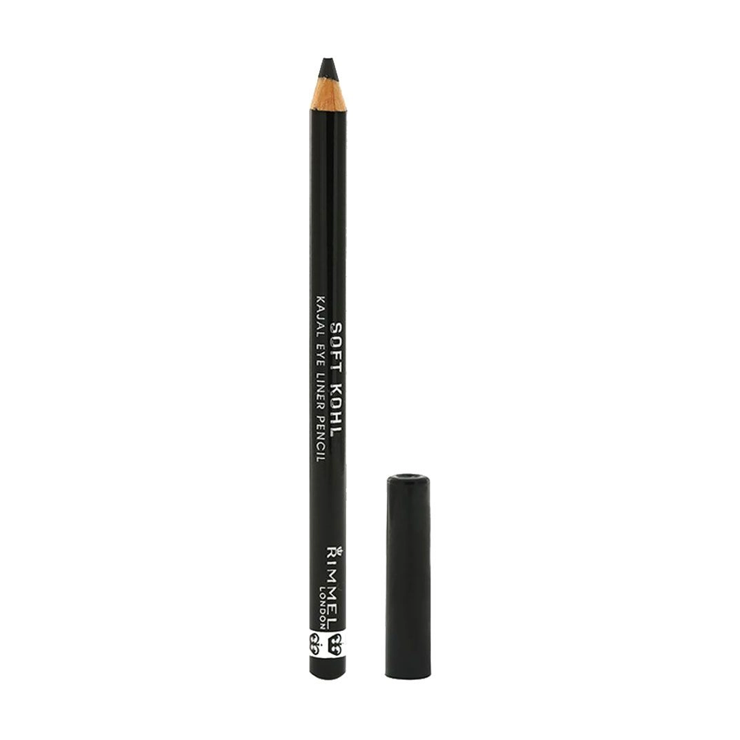 Rimmel Олівець для очей Soft Kohl Kajal Eye Pencil 061 Jet Black, 1.2 г - фото N1