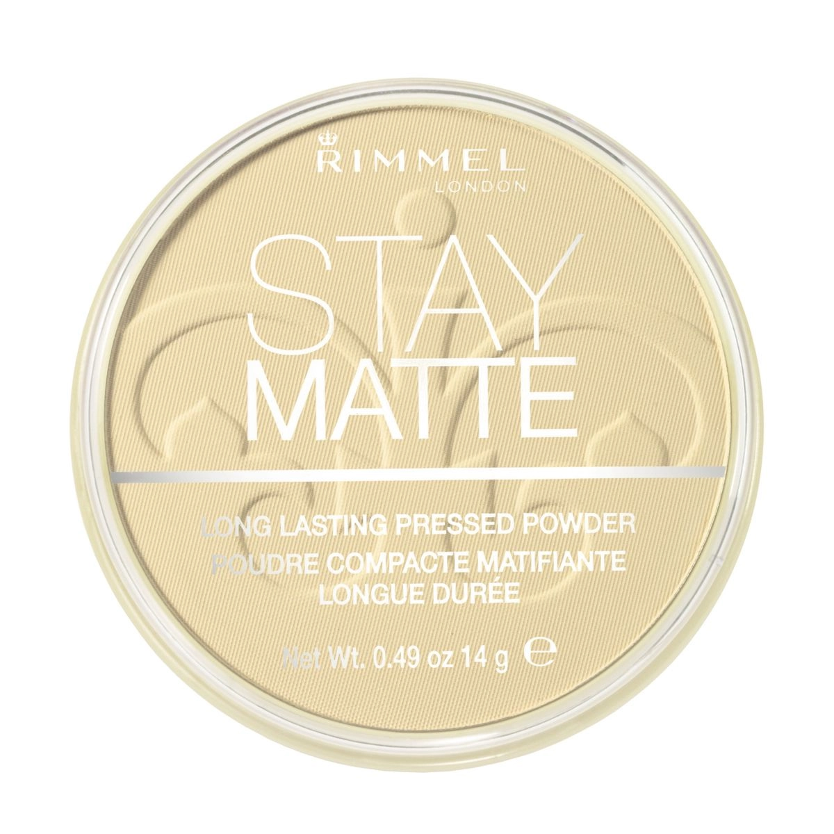 Rimmel Компактная пудра Stay Matte Long Lasting Pressed Powder матирующая, 03 Peach Glow, 14 г - фото N1