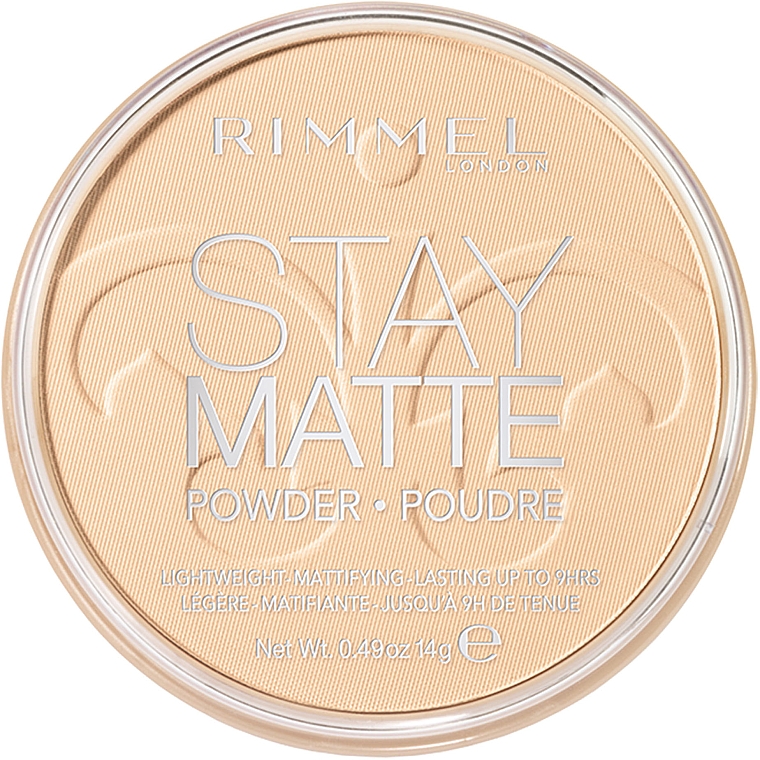 Rimmel Компактная пудра Stay Matte Long Lasting Pressed Powder матирующая, 07 Mohair, 14 г - фото N1