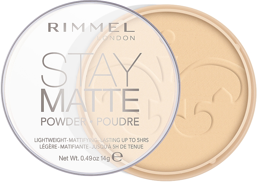 Rimmel Компактная пудра Stay Matte Long Lasting Pressed Powder матирующая, 07 Mohair, 14 г - фото N2