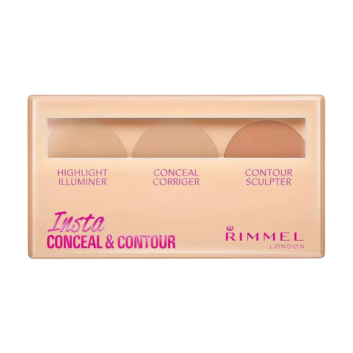 Rimmel Палітра для контурінга обличчя Insta Conceal and Contour Palette 010 Light 7 г - фото N1