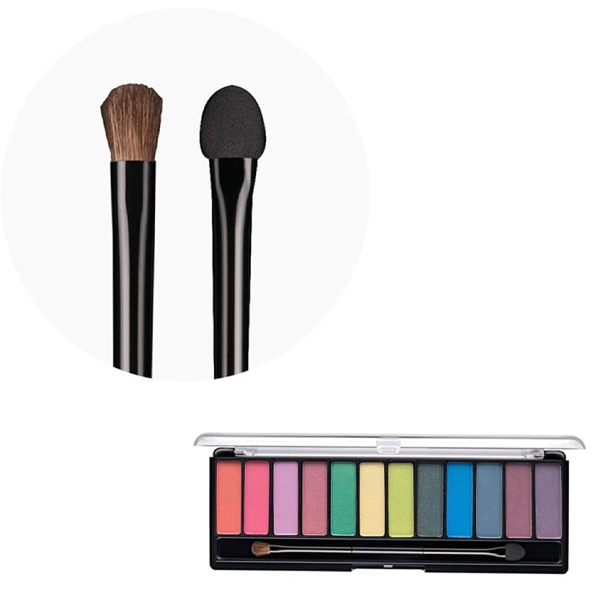 Rimmel Палетка теней для век Magnif'Eyes Eye Contouring Palette 011 Rainbow Edition, 14.16 г - фото N3