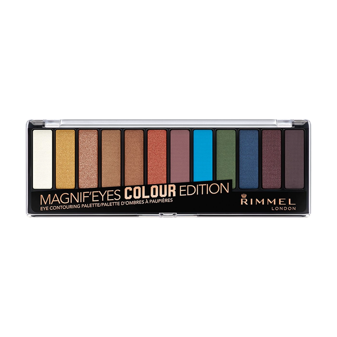 Rimmel Палетка тіней для повік Magnif'Eyes Eye Contouring Palette 004 Colour Edition, 14.16 г - фото N1