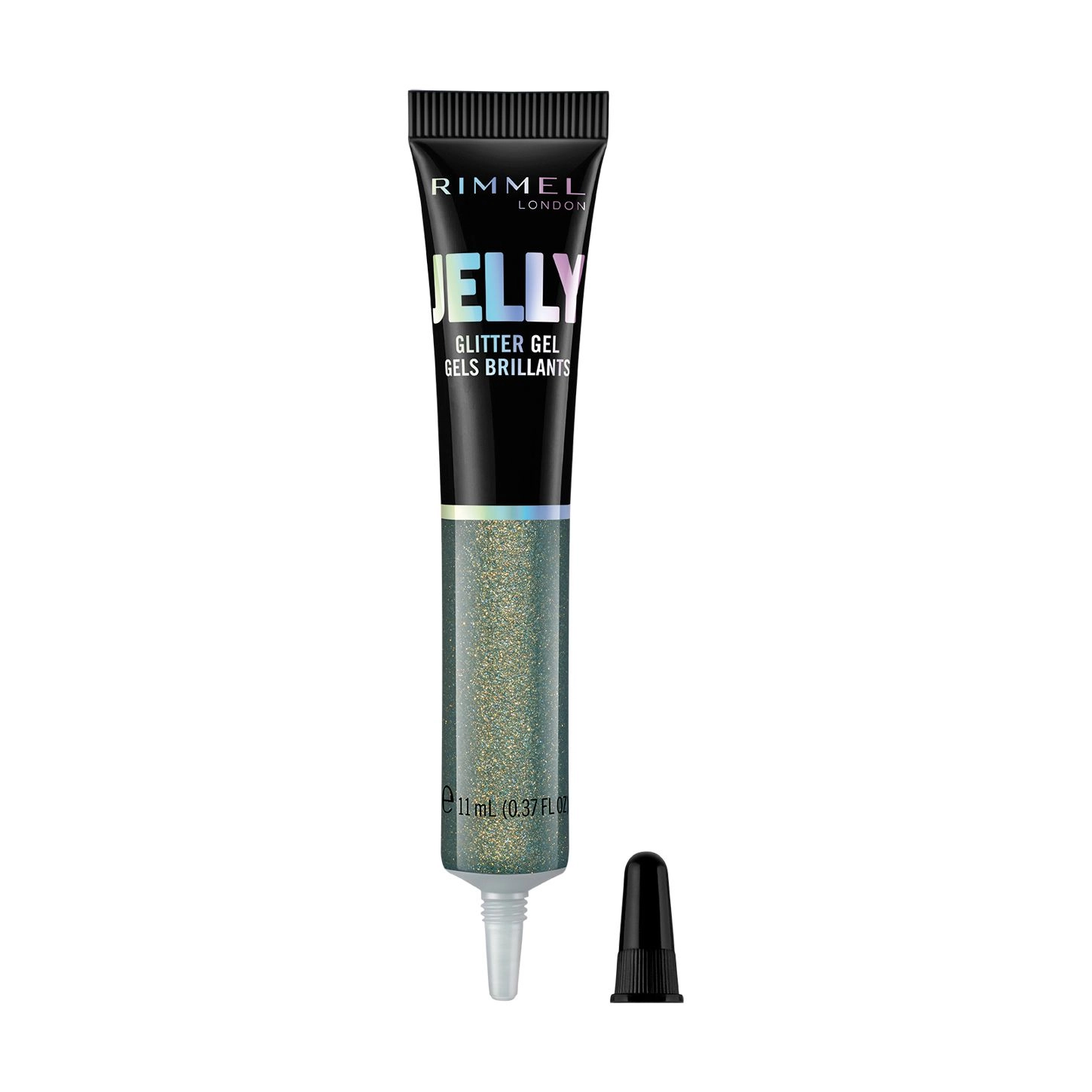 Rimmel Жидкий глиттер для макияжа Jelly Glitter Gel Gels Brillants 400 Mojito, 11 мл - фото N2