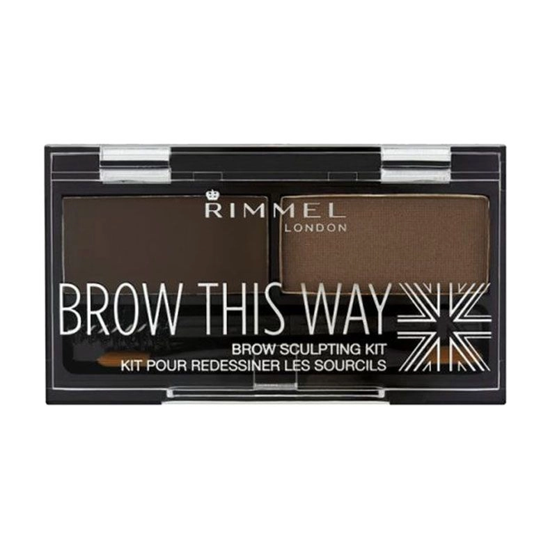 Rimmel Набор для моделирования бровей Brow This Way 003 Dark Brown, 2.4 г - фото N1