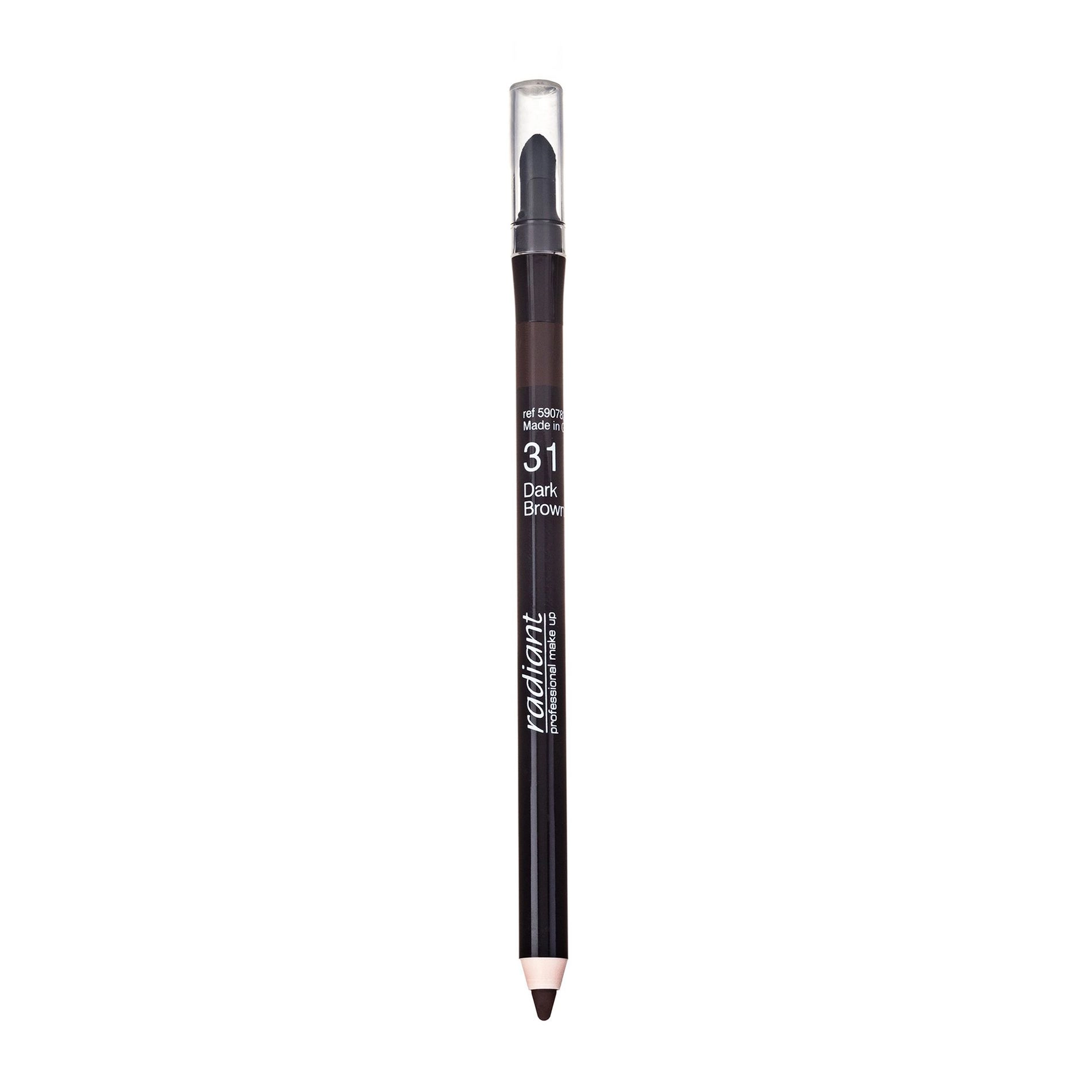 Radiant Карандаш для глаз Soft Line Waterproof Smoky Eyes водостойкий тон 31 Dark Brown, 1.2г - фото N1