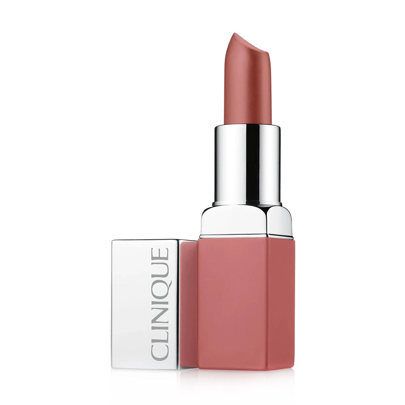 Clinique Матова помада для губ Pop Matte Lip Colour + Primer 01 Blushing Pop, 3.9 г - фото N1