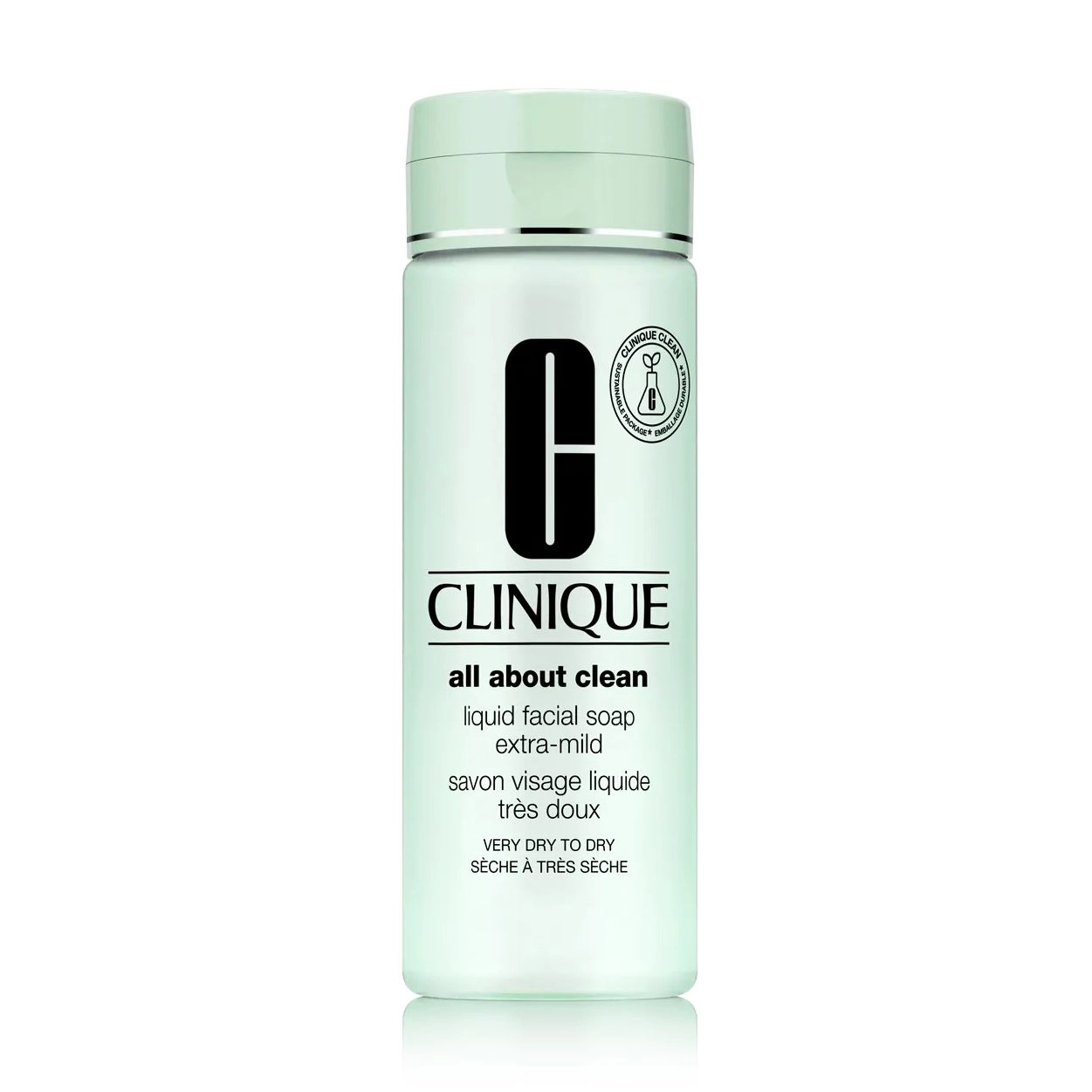 Clinique Рідке мило для дуже сухої та чутливої шкіри Liquid Facial Soap Extra Mild, 200 мл - фото N1