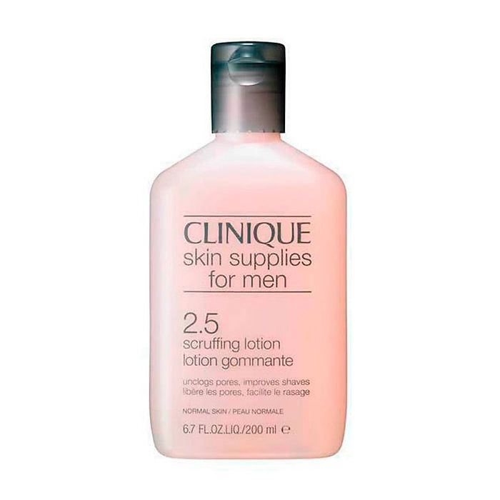 Clinique Чоловічий лосьйон для обличчя Skin Supplies Scruffing Lotion очищувальний, для нормальної шкіри, 200 мл - фото N1