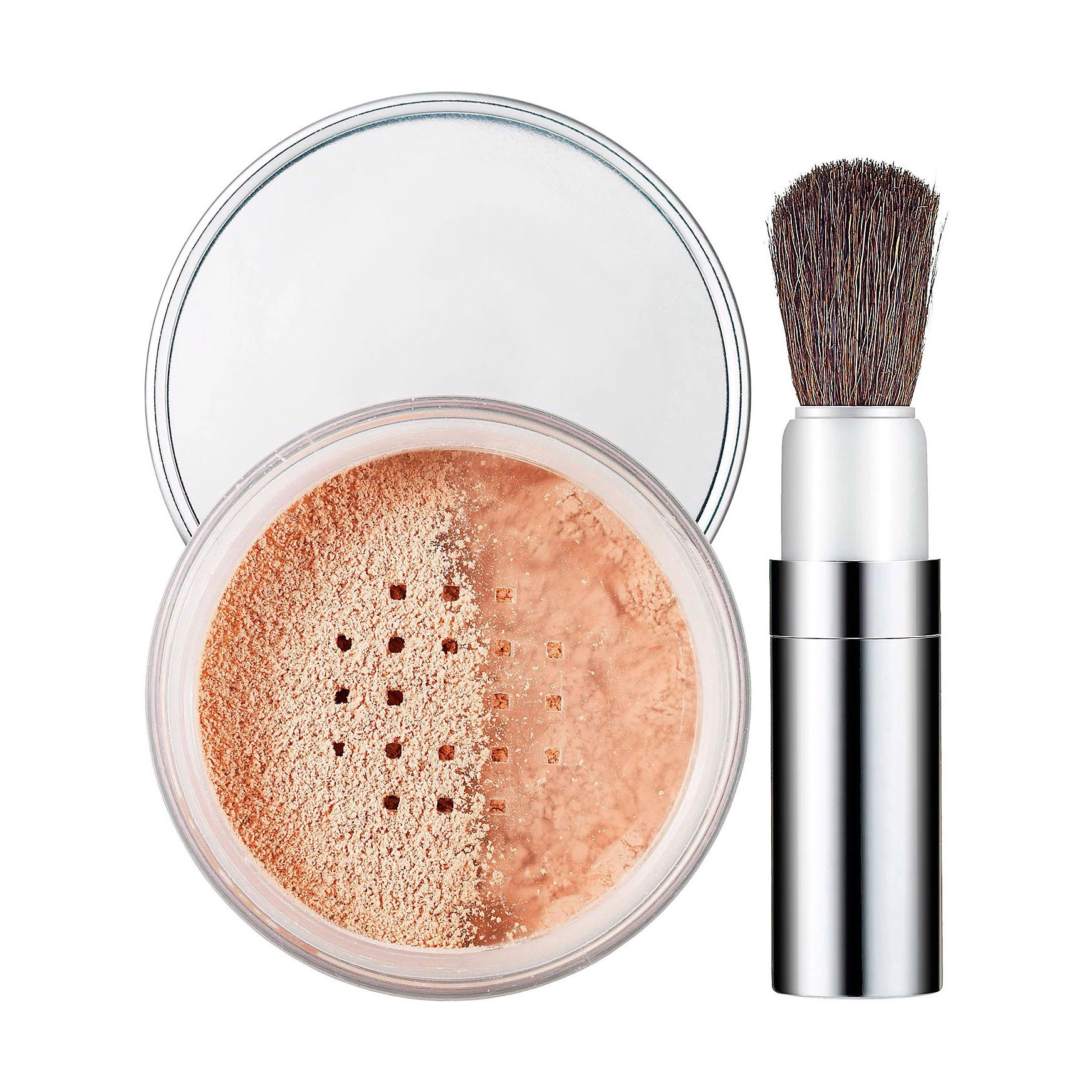 Clinique Пудра розсипчаста Blended Face Powder and Brush з пензлем, 4 Transparency, 35 г - фото N2