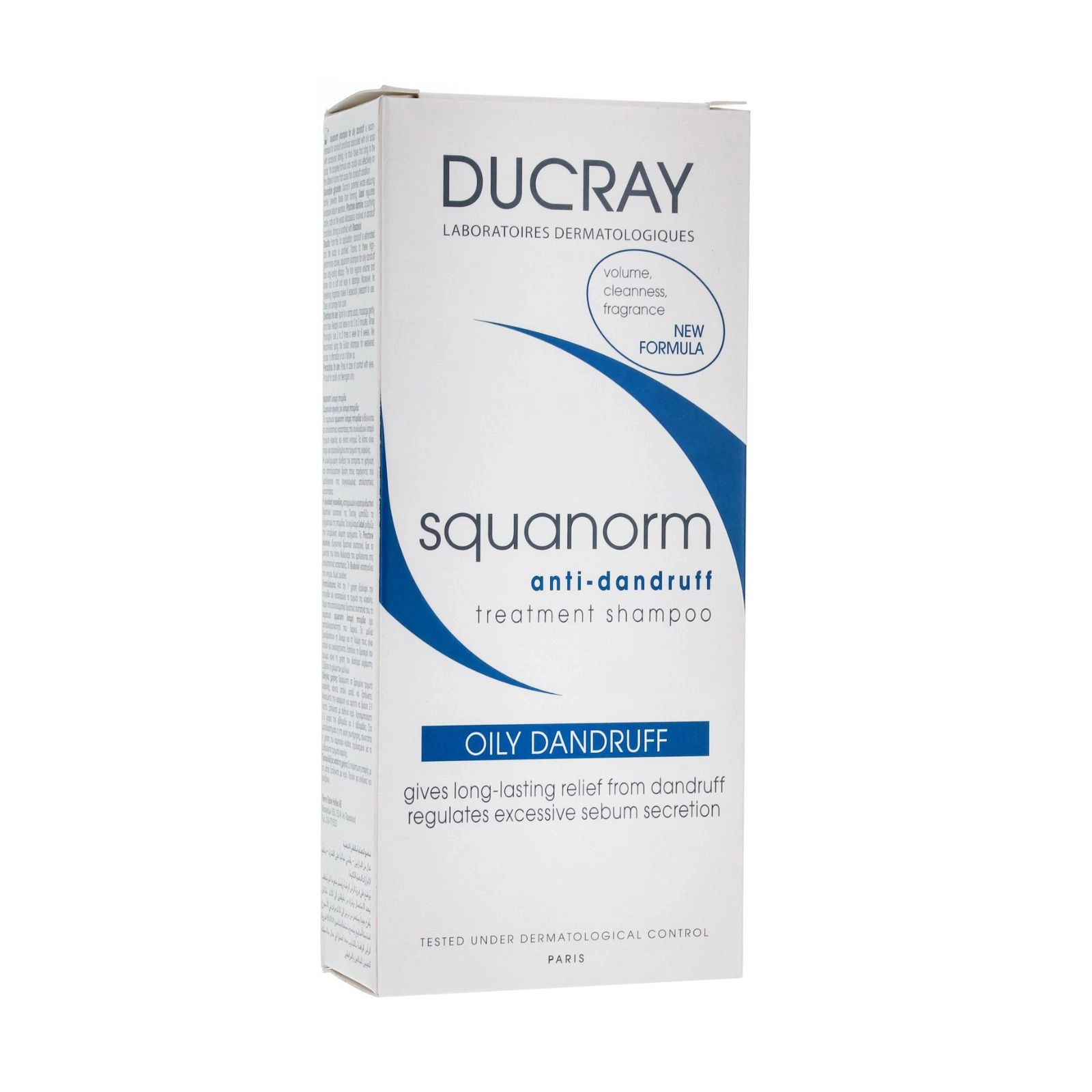 Ducray Шампунь для волос Squanorm Oily Dandruff против жирной перхоти, 200 мл - фото N3