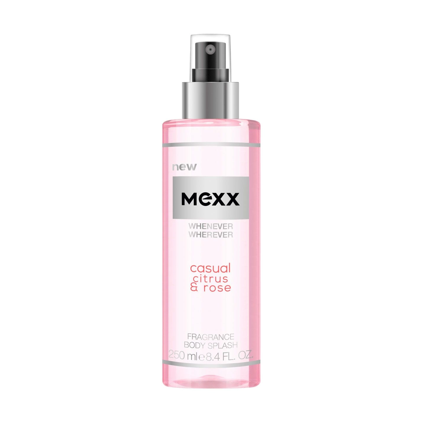 Mexx Парфюмированный спрей для тела Whenever Wherever Casual Citrus & Rose женский, 250 мл - фото N1