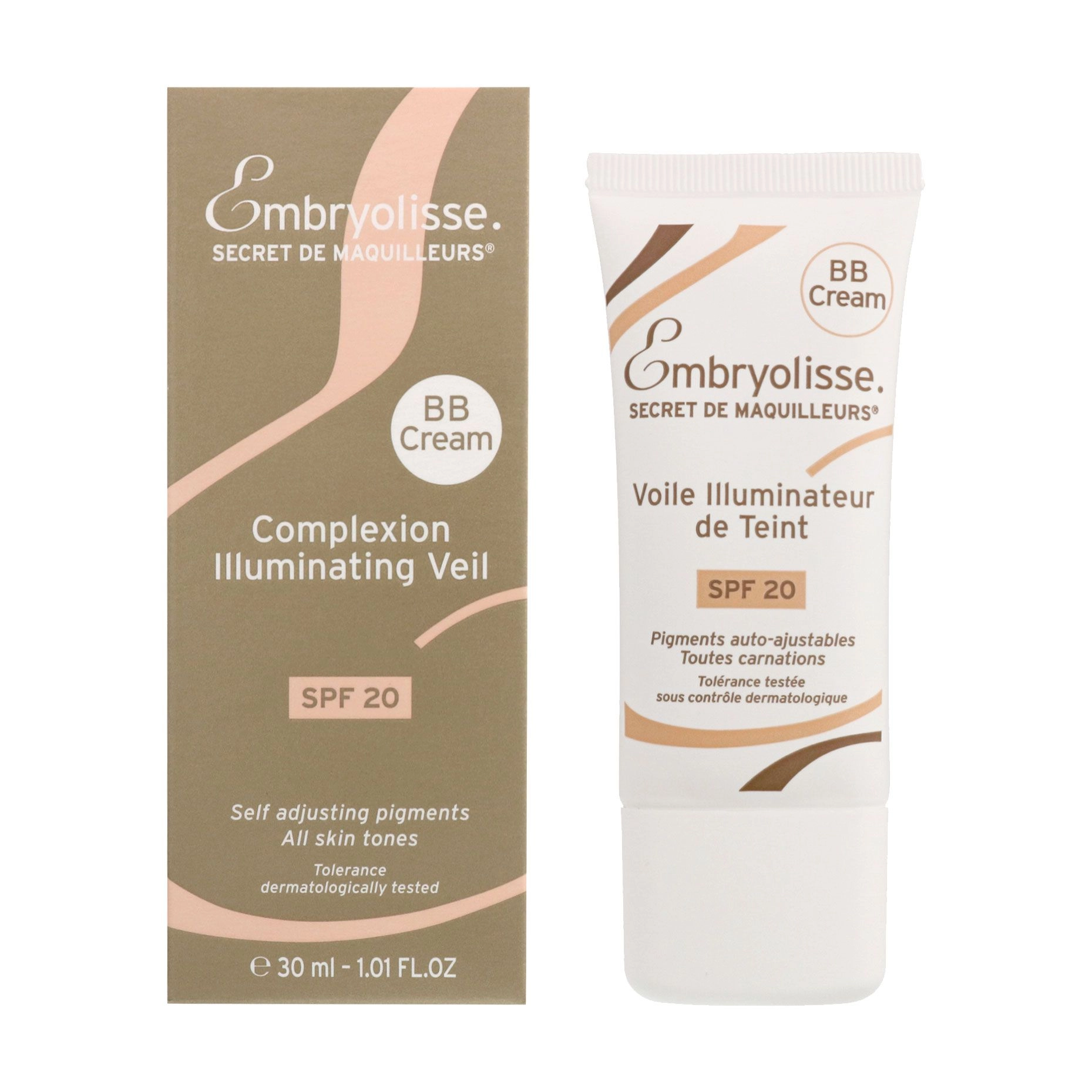 Embryolisse Laboratories BB-крем для лица Complexion Illuminating Veil BB Cream, SPF 20, для всех типов кожи, 30 мл - фото N1