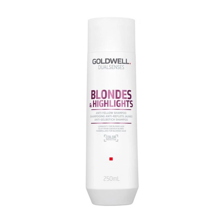 Goldwell Шампунь для осветленных волос Dualsenses Blondes & Highlights Anti-Yellow Shampoo нейтрализация желтизны - фото N1