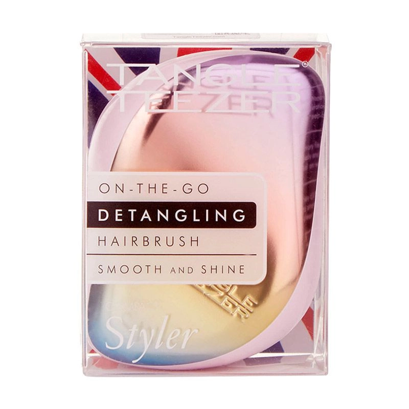 Tangle Teezer Расческа для волос Compact Styler Pearlescent Matte, 1 шт - фото N3