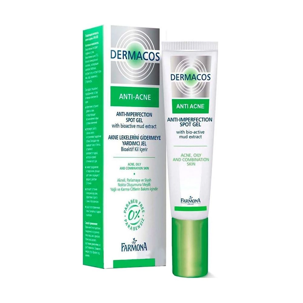 Farmona Гель для лица Dermacos Anti-Acne для устранения проблем кожи, 15 мл - фото N1