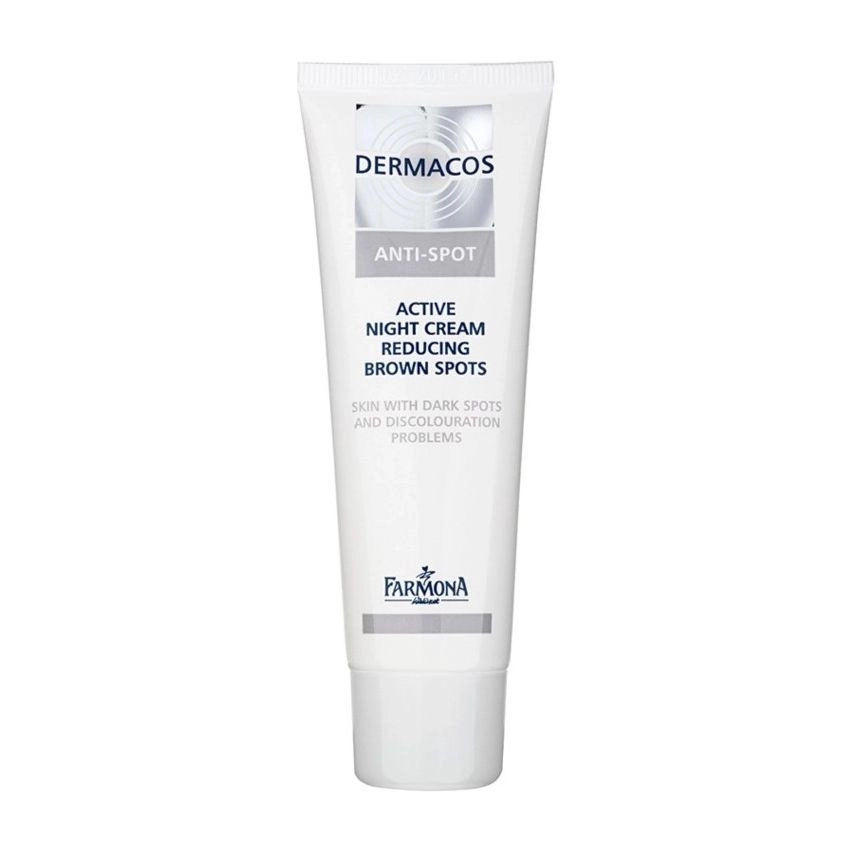 Farmona Нічний крем для обличчя проти пігментації Dermacos Anti-Spot Active Night Cream, 50 мл - фото N2