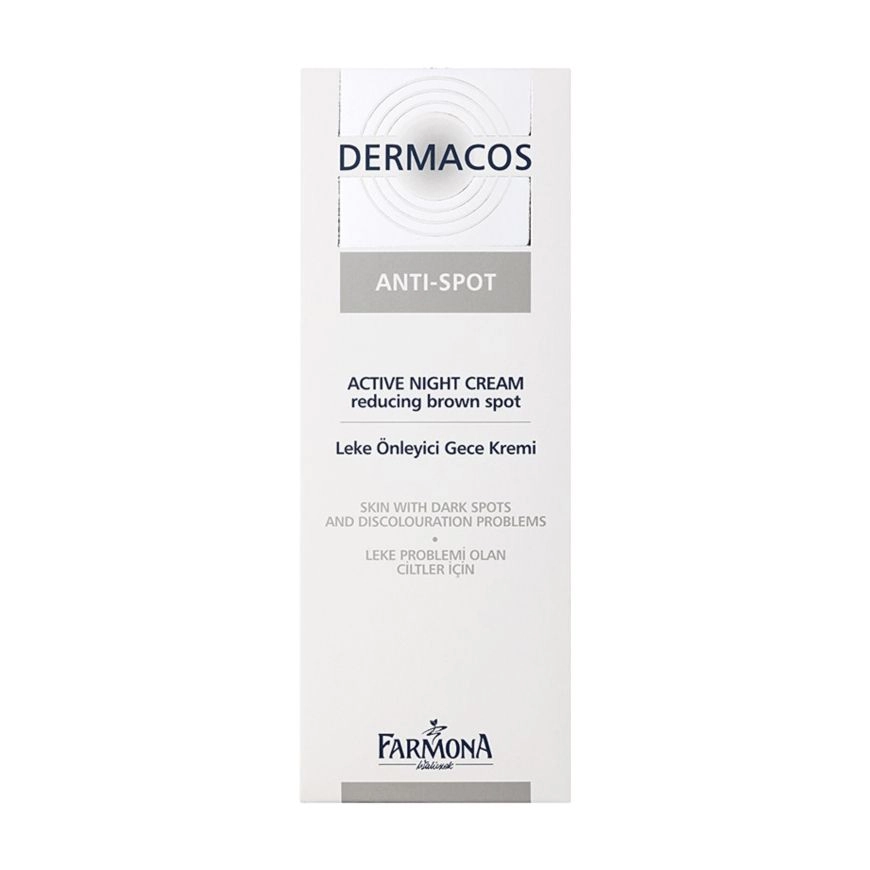 Farmona Нічний крем для обличчя проти пігментації Dermacos Anti-Spot Active Night Cream, 50 мл - фото N3