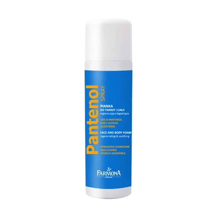 Farmona Пінка для обличчя та тіла Panthenol Face and Body Foam in Spray регенерувально-заспокійлива, 150 мл - фото N1