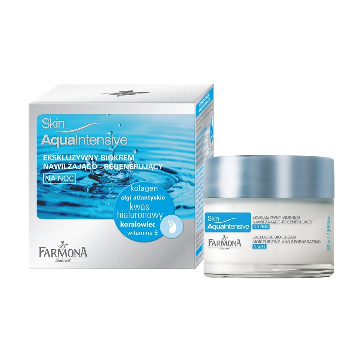 Farmona Дневной крем для лица Skin Aqua Face Cream для увлажнения и упругости кожи, 50 мл - фото N1