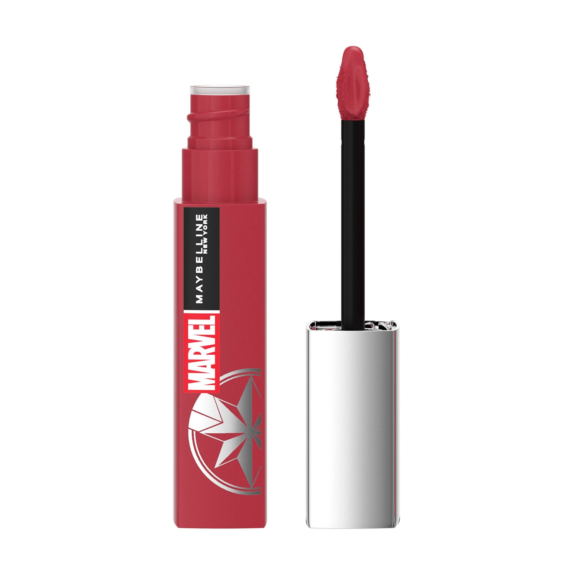 Maybelline New York Стойкая жидкая матовая помада для губ Marvel Super Stay Matte Ink, 5 мл - фото N2
