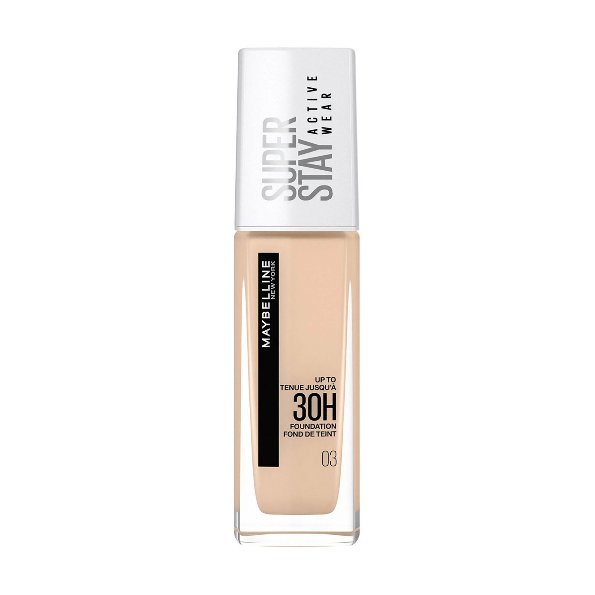 Maybelline New York Стійкий тональний крем для обличчя Super Stay 30H, 3 True Ivory, 30 мл - фото N1