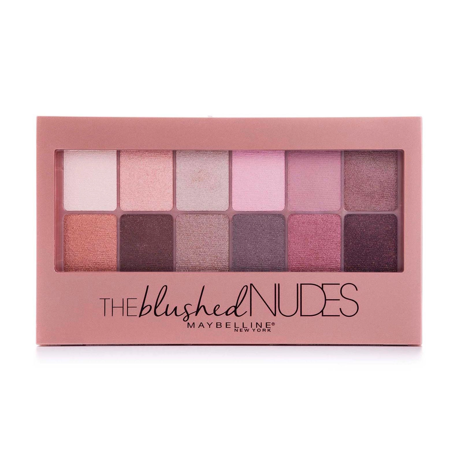 Maybelline New York Палетка теней для век The Blushed Nudes, 9.6 г - фото N1