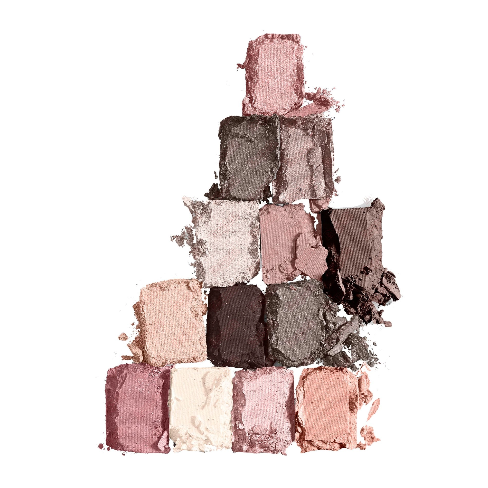 Maybelline New York Палетка тіней для повік The Blushed Nudes, 9.6 г - фото N2