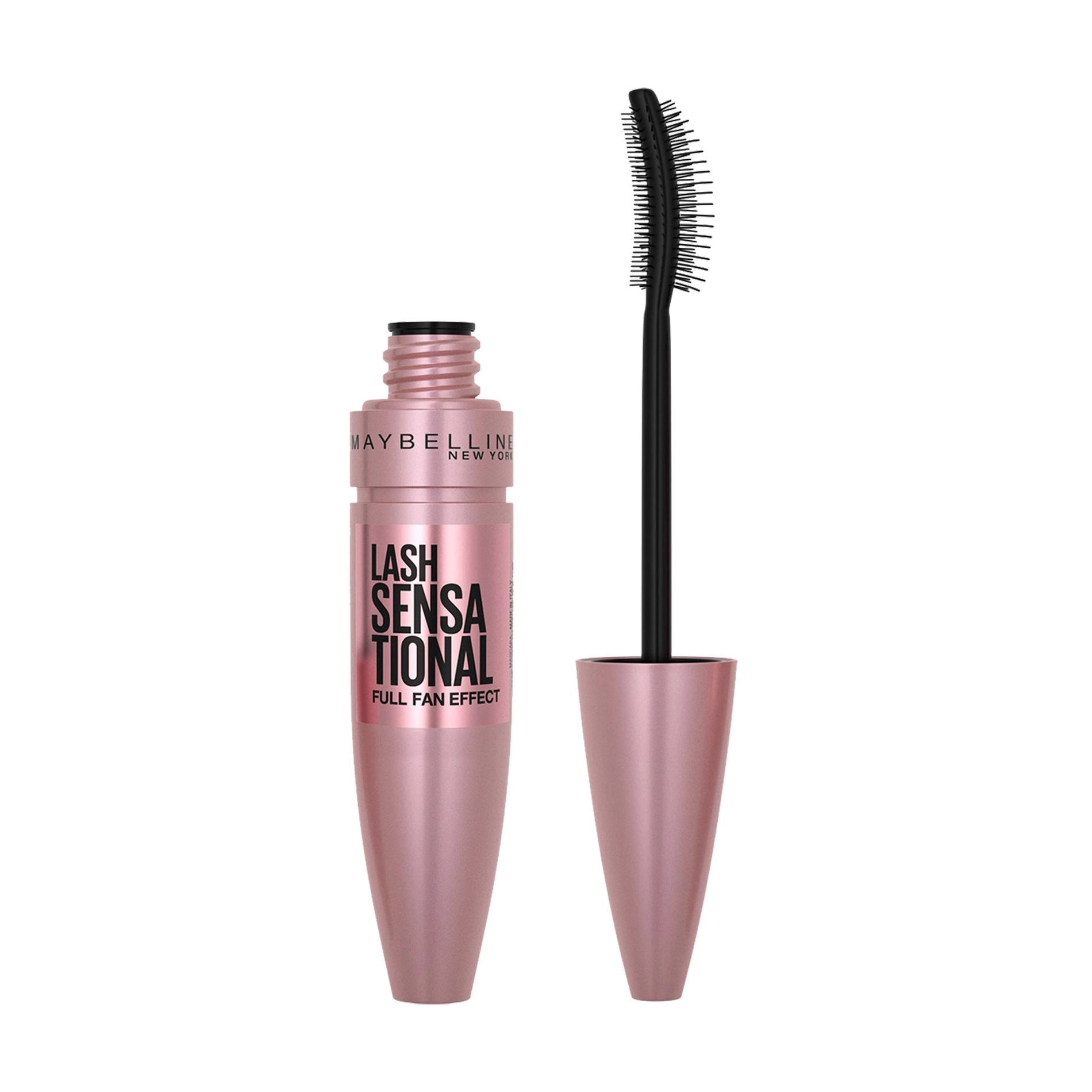 Maybelline New York Тушь для ресниц Lash Sensational Full Fan Effect, Midnight Black, иссиня-черная, 9.5 мл - фото N2