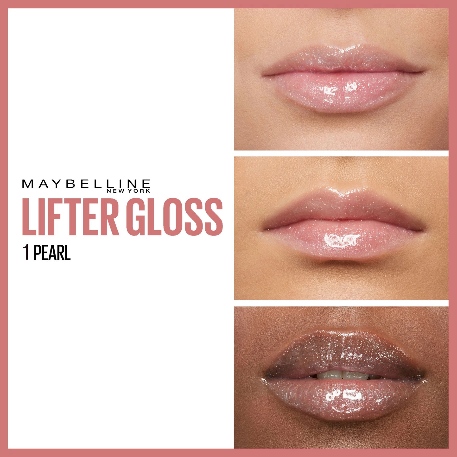 Maybelline New York Блиск для губ Maybelline New Yok Lifter Gloss з гіалуроновою кислотою, 001 Pearl, 5.4 мл - фото N4