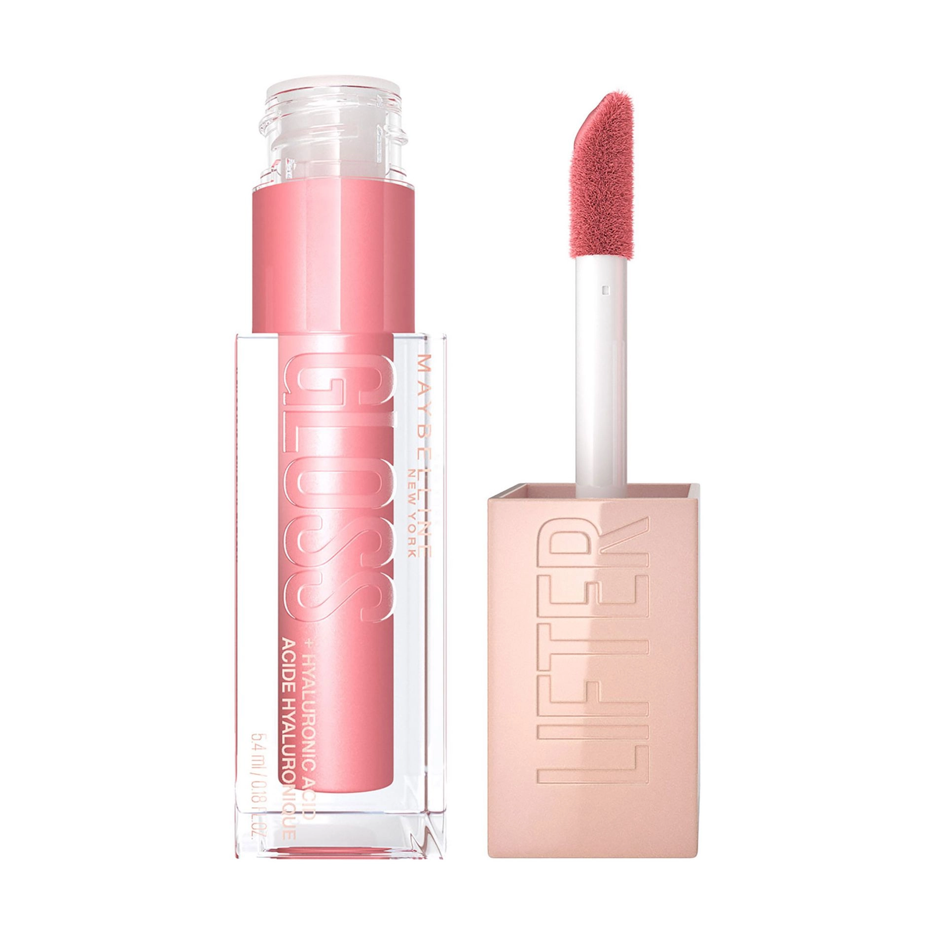 Maybelline New York Блеск для губ Maybelline New Yok Lifter Gloss с гиалуроновой кислотой, 004 Silk, 5.4 мл - фото N2