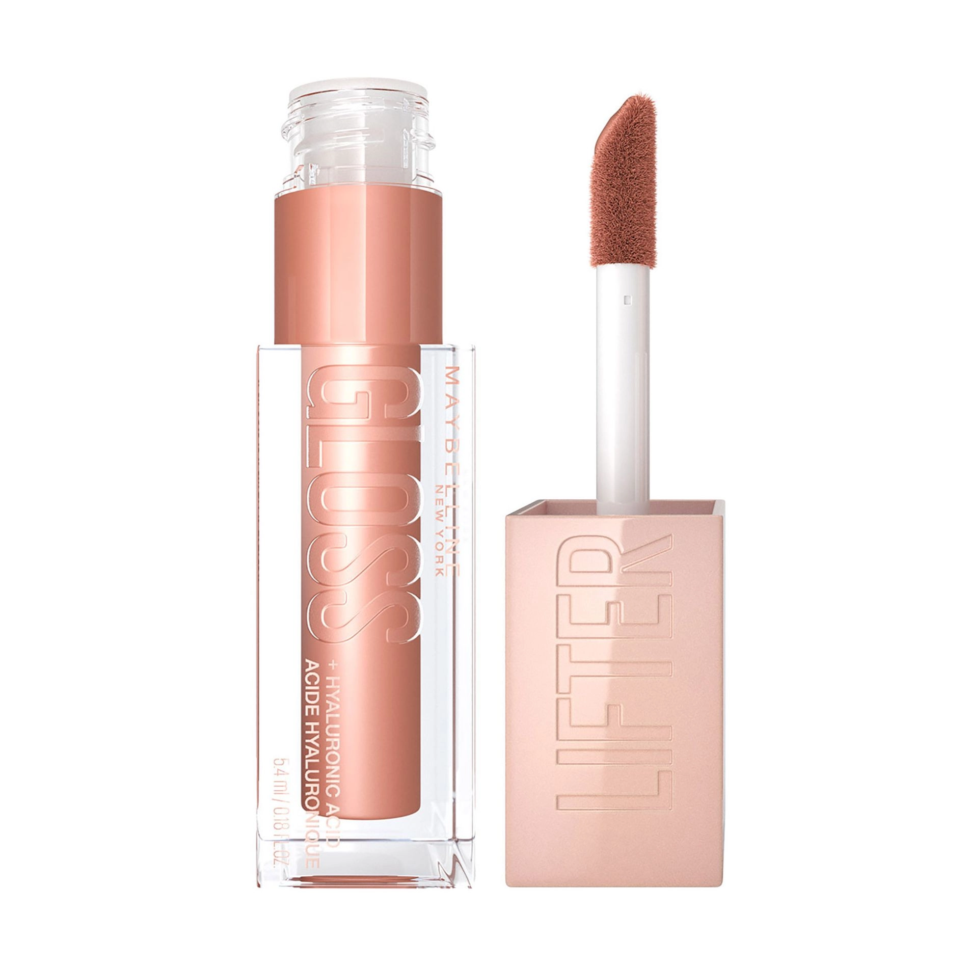 Maybelline New York Блеск для губ Maybelline New Yok Lifter Gloss с гиалуроновой кислотой, 008 Stone, 5.4 мл - фото N2