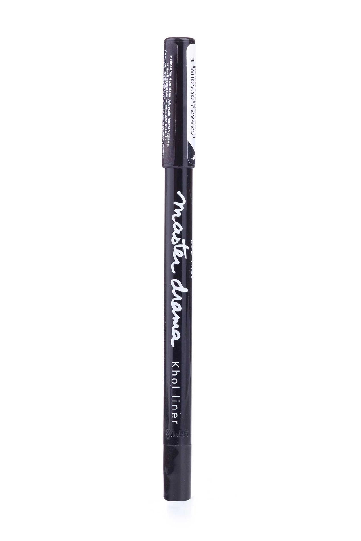 Maybelline New York Олівець для очей EyeStudio Master Drama чорна ніч, 1г - фото N1