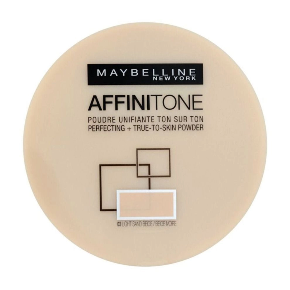 Компактная пудра для лица "Совершенный тон" - Maybelline New York Affinitone, 03 Light Sand Beige, 9 г - фото N2