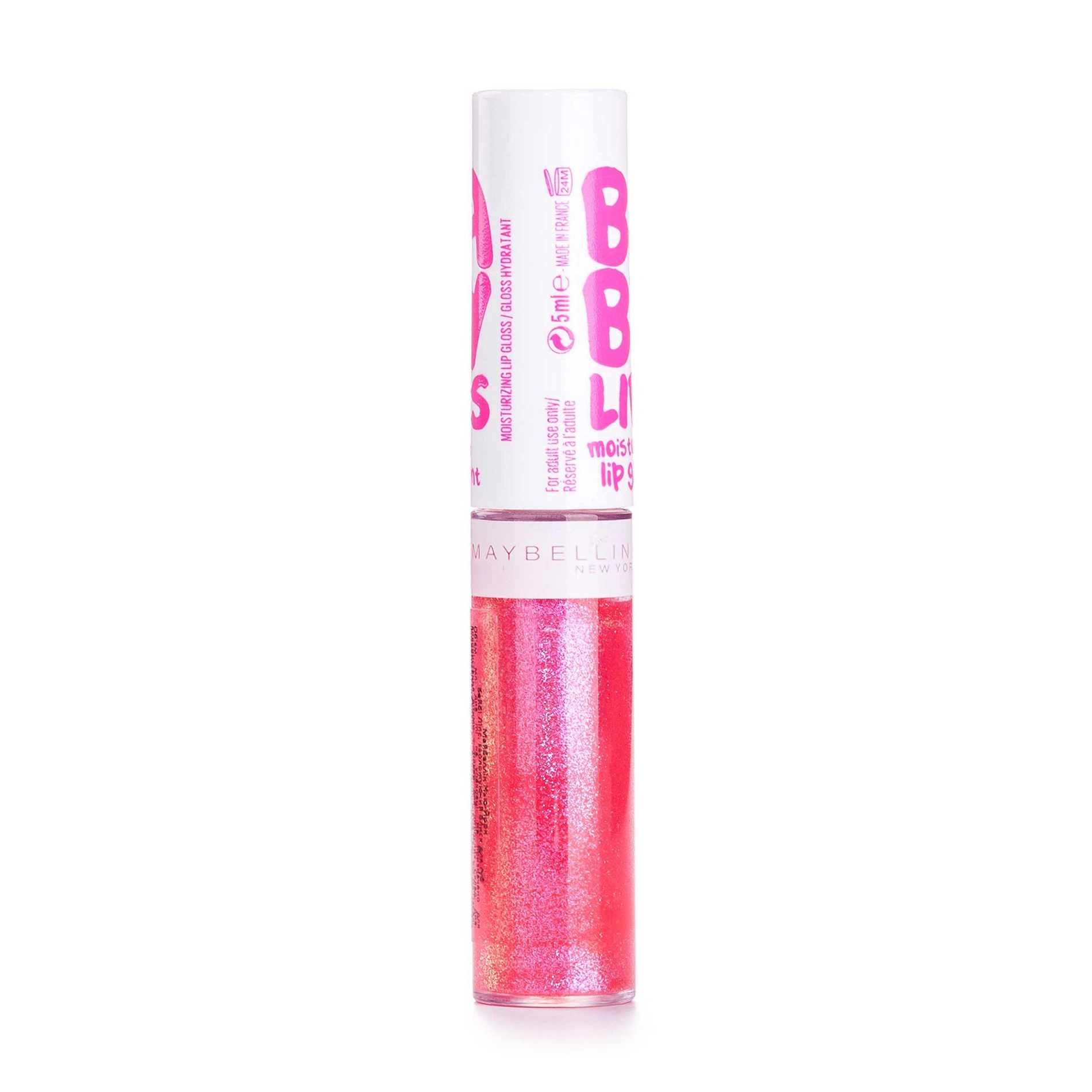 Maybelline New York Блеск для губ Baby Lips Moisturizing Lip Gloss 05 Wink of Pink, 5 мл - фото N1