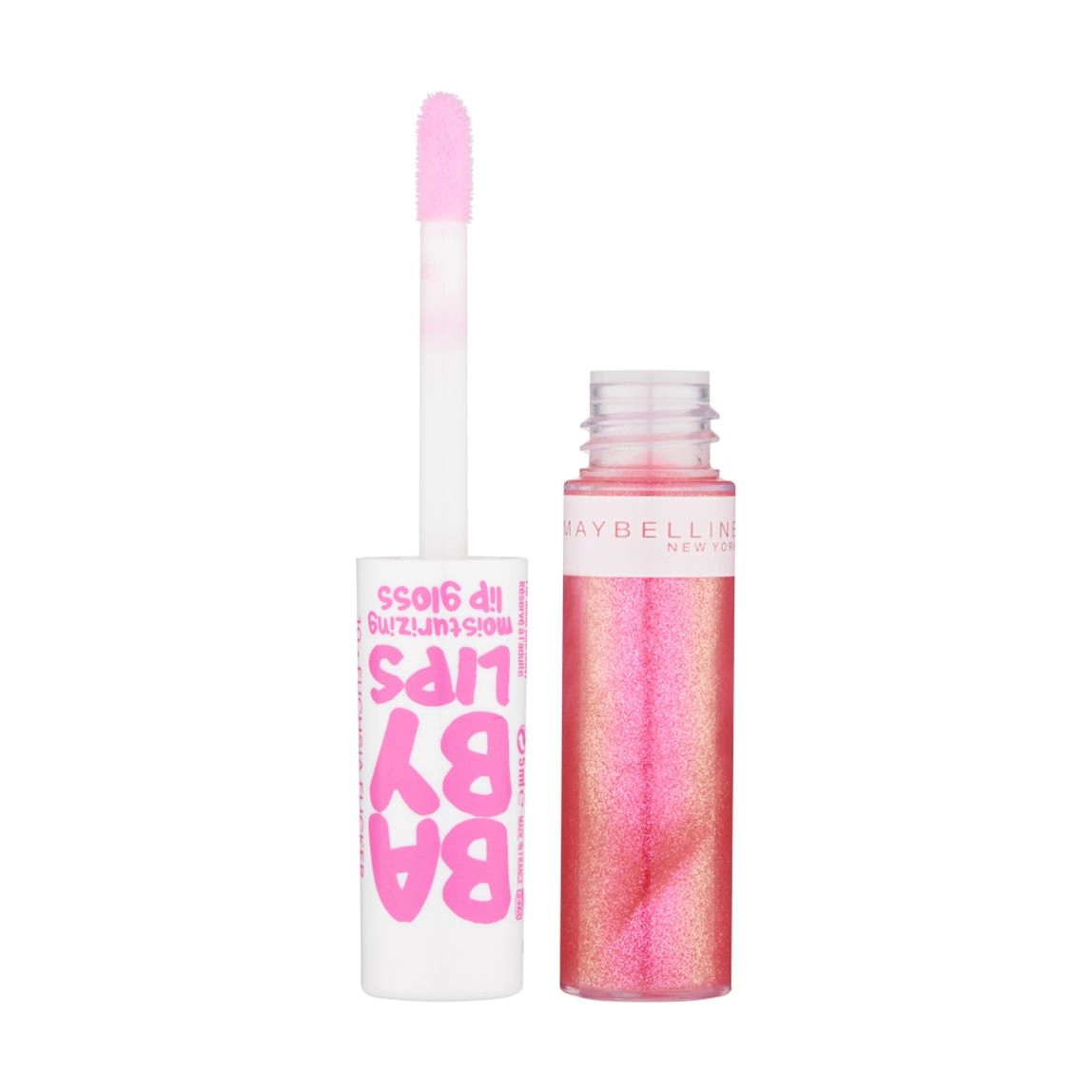 Maybelline New York Блеск для губ Baby Lips Moisturizing Lip Gloss 05 Wink of Pink, 5 мл - фото N2