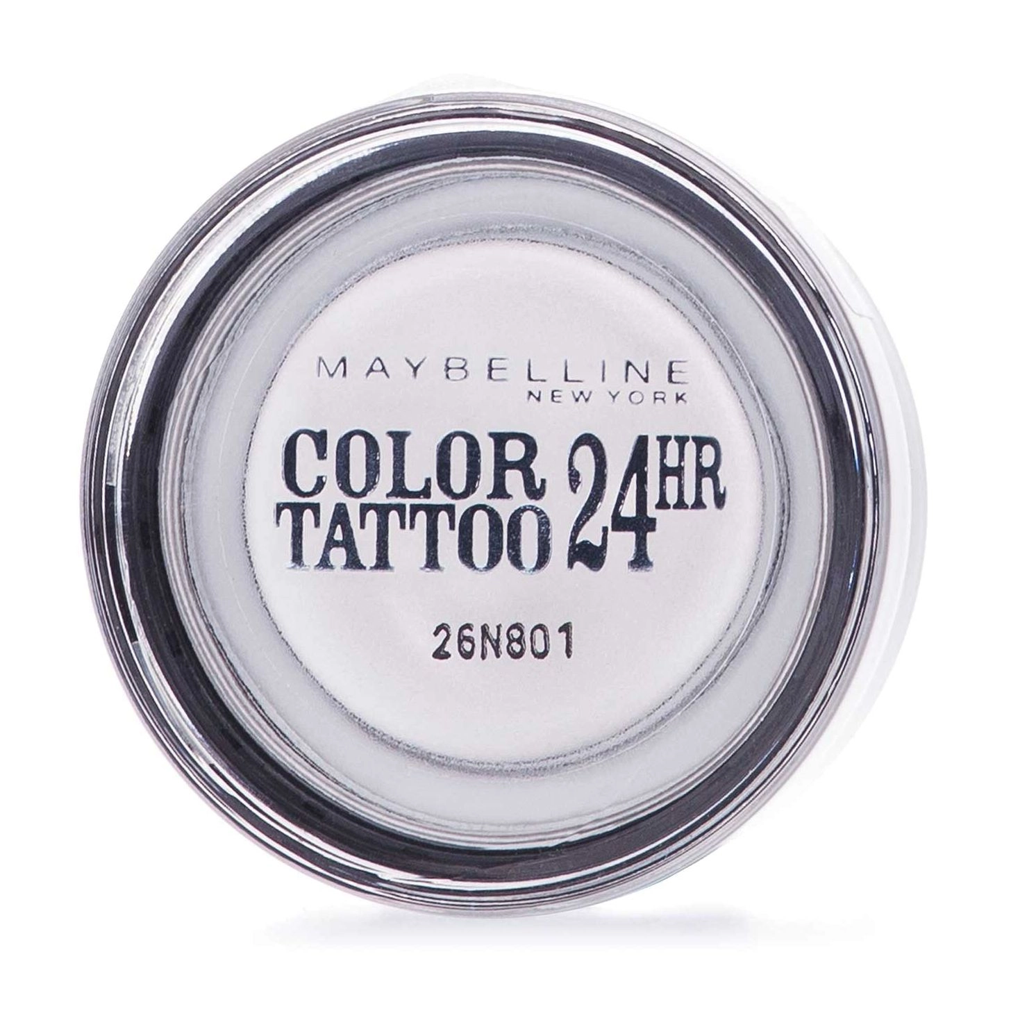 Maybelline New York Кремові тіні для повік Color Tattoo 24HR by EyeStudio 45 Infinite White, 4.5 г - фото N1