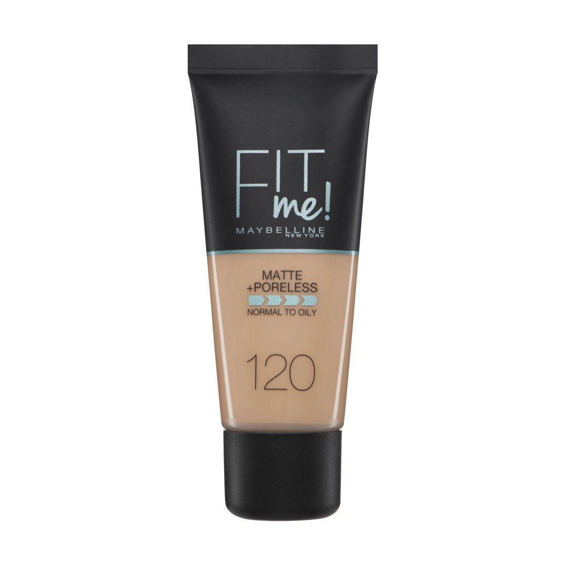 Maybelline New York Матувальний тональний крем Fit Me! Matte + Poreless Foundation 120 Classic Ivory, 30 мл - фото N1