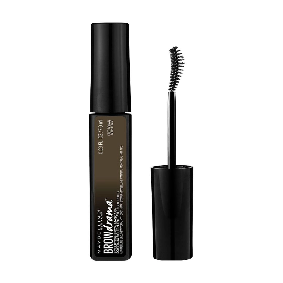 Maybelline New York Туш для брів Brow Drama Sculpting Brow Mascara Dark Brown, 7.6 мл - фото N1