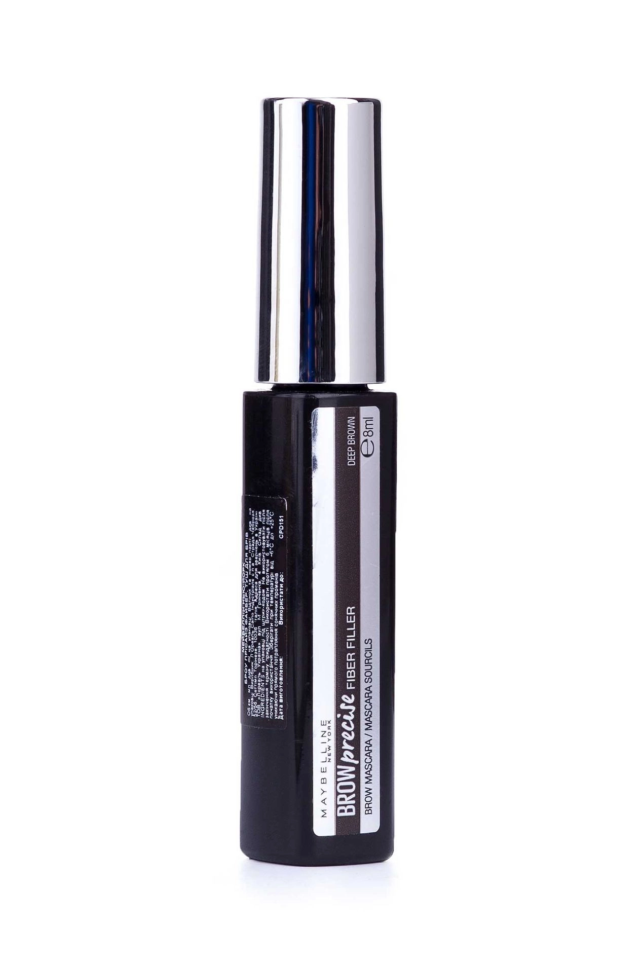 Maybelline New York Туш для брів Brow Precise Fiber Filler темно-коричнева, 8мл - фото N1