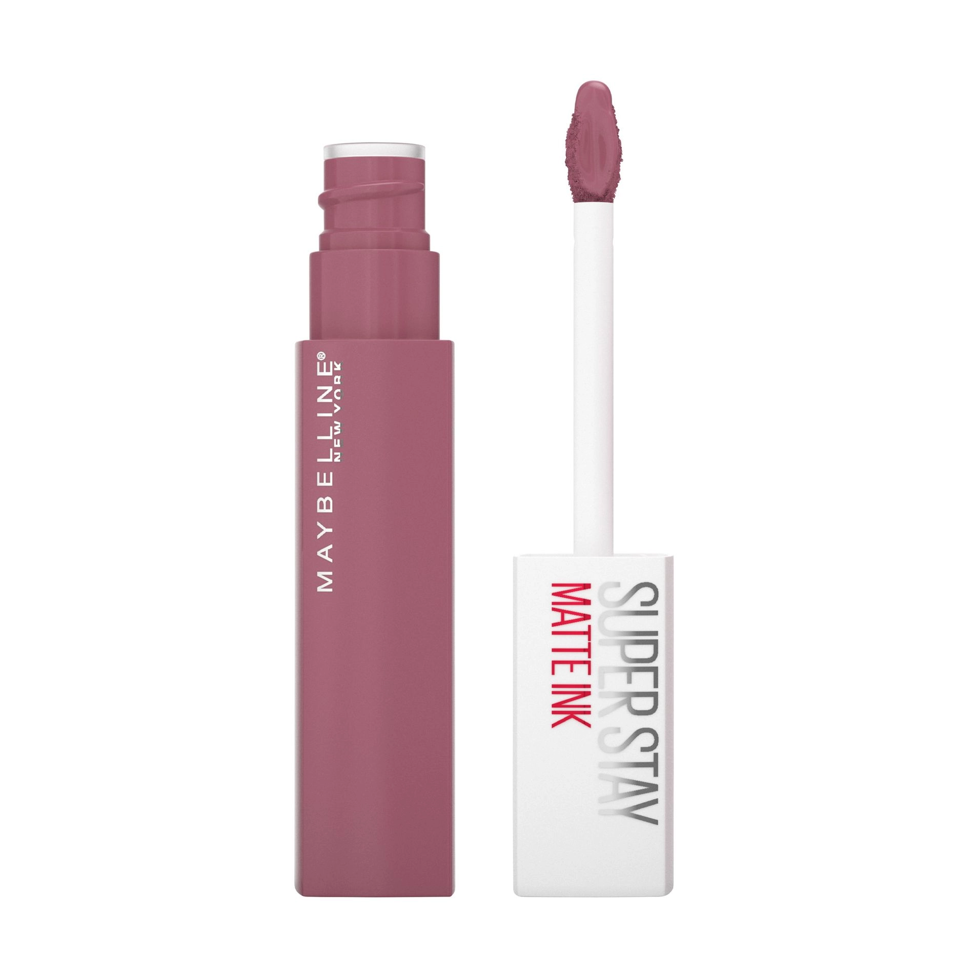 Стойкая жидкая матовая помада для губ Super Stay Matte Ink, 180 Revolutionary, 5 мл - Maybelline New York Super Stay Matte Ink, 180 - Revolutionary, 5 мл - фото N1