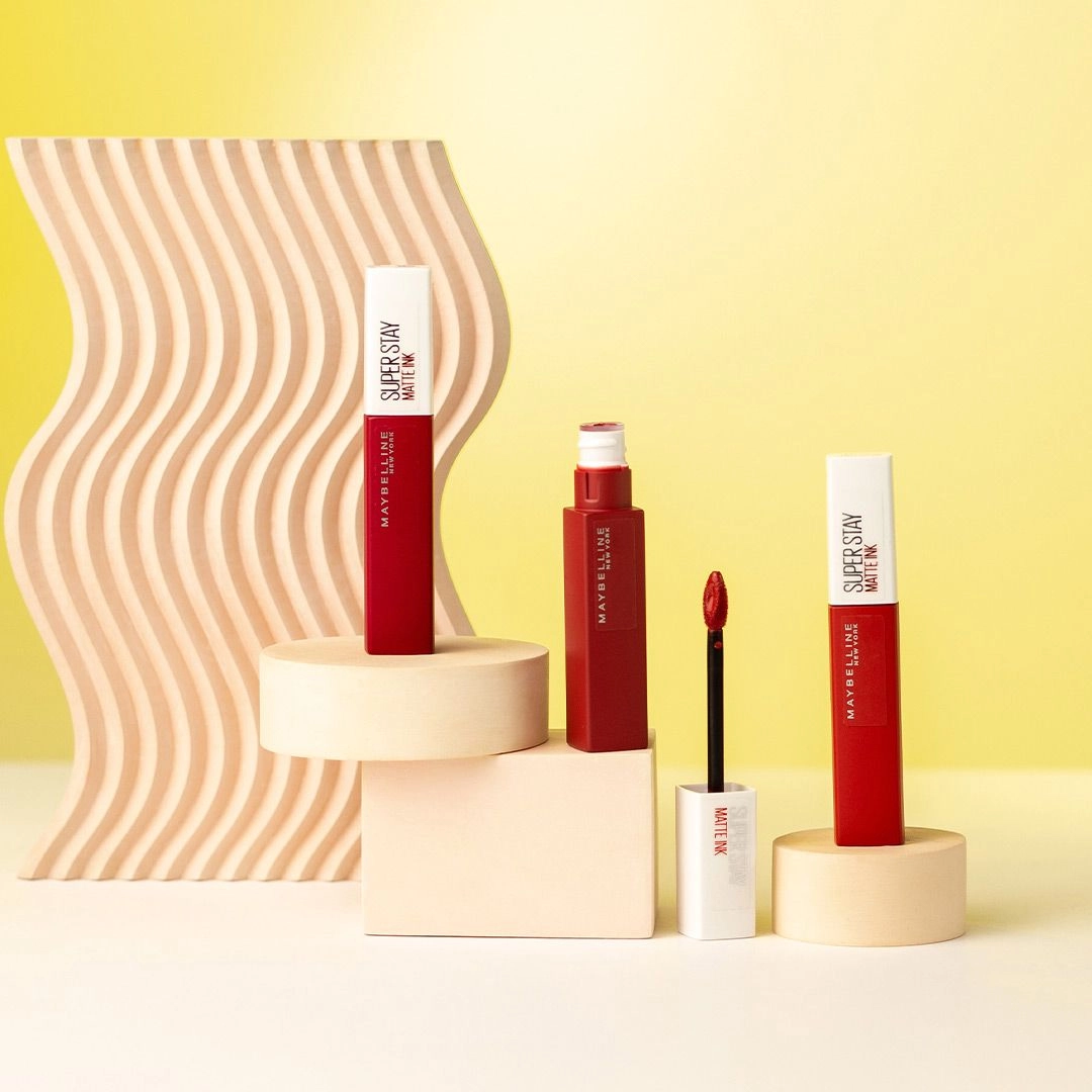 Maybelline New York Стійка рідка матова помада для губ Super Stay Matte Ink, 330 Innovator, 5 мл - фото N8