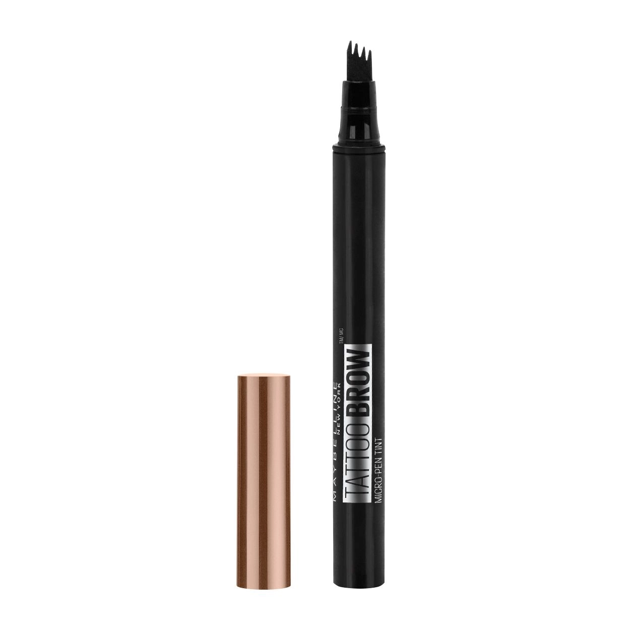 Maybelline New York Фломастер для бровей Tattoo Brow 120 medium brown, 0,15г - фото N2