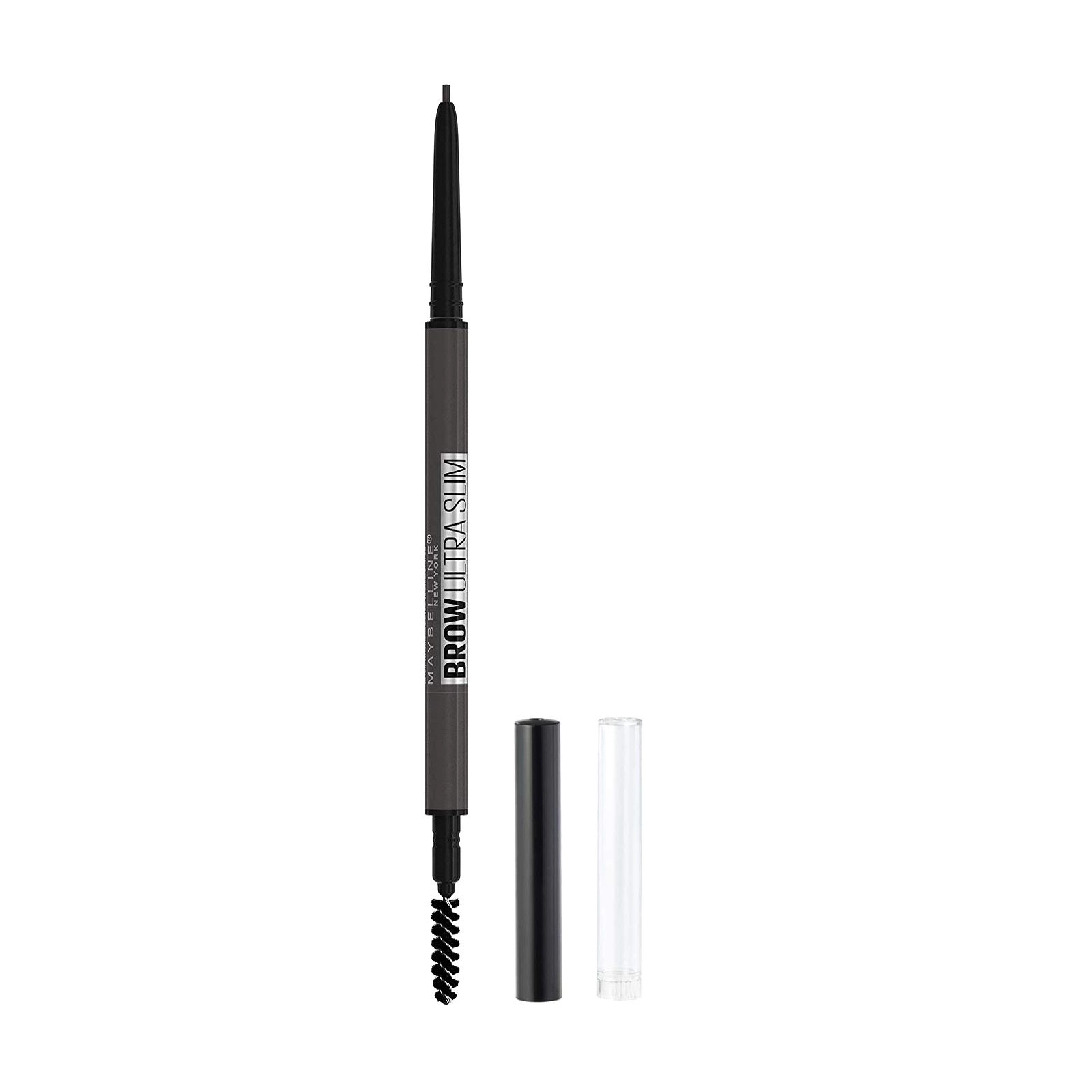 Maybelline New York Карандаш для бровей Brow Ultra Slim Eyebrow Pencil автоматический 07 Black, 0.9 г - фото N1