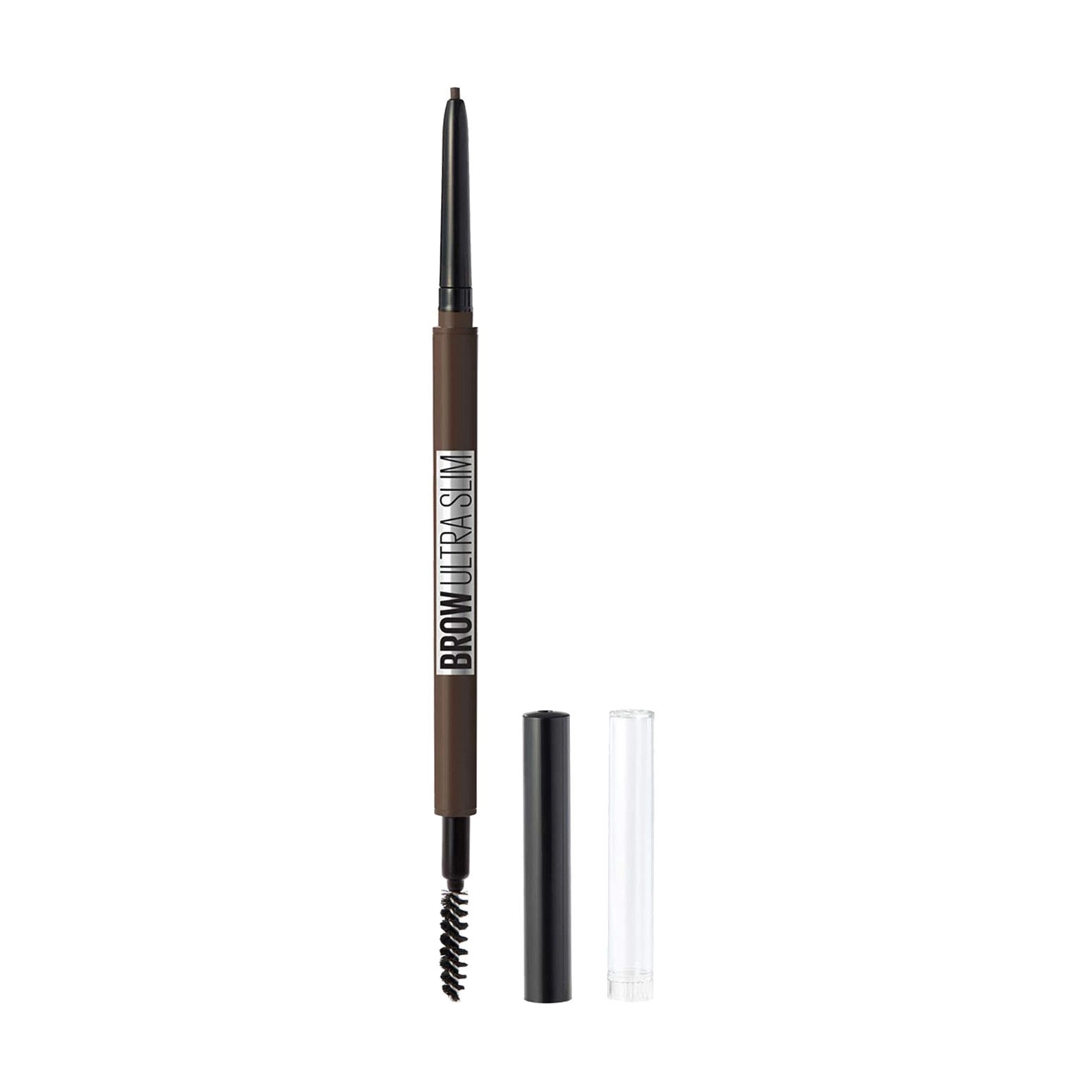 Maybelline New York Карандаш для бровей Brow Ultra Slim Eyebrow Pencil автоматический 06 Black Brown, 0.9 г - фото N1