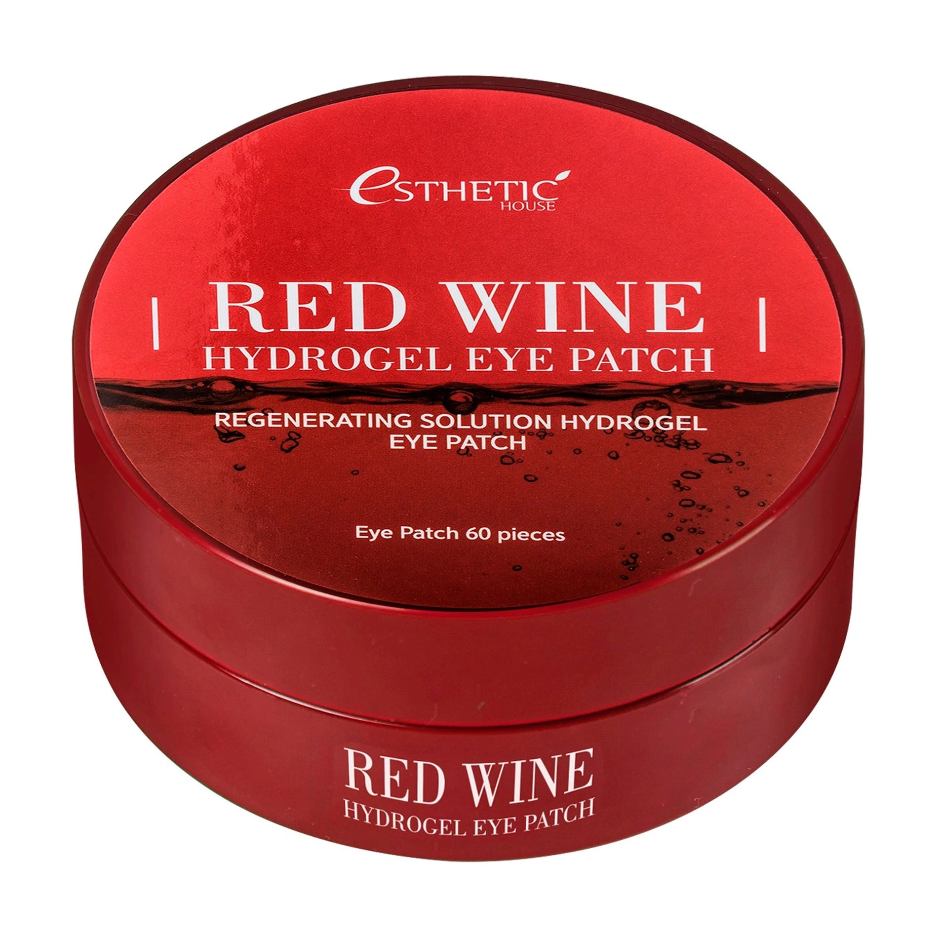 Гідрогелеві патчі для шкіри навколо очей з екстрактом червоного вина, 60 шт - Esthetic House Red Wine Hydrogel Eye Patch, 60 шт - фото N1