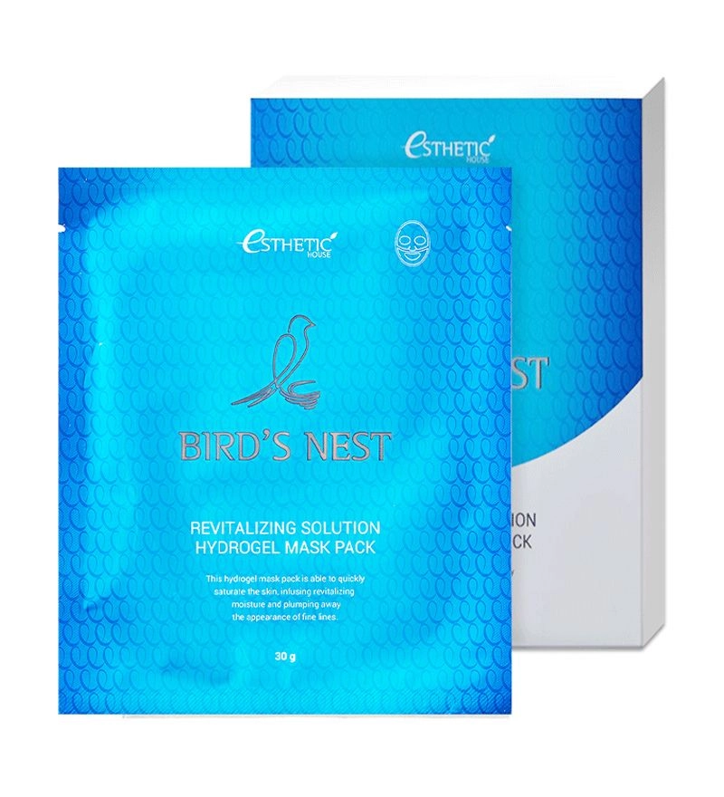 Esthetic House Гидрогелевая маска Bird's Nest Revitalizing Hydrogel Mask Pack, 5*30 г - фото N1