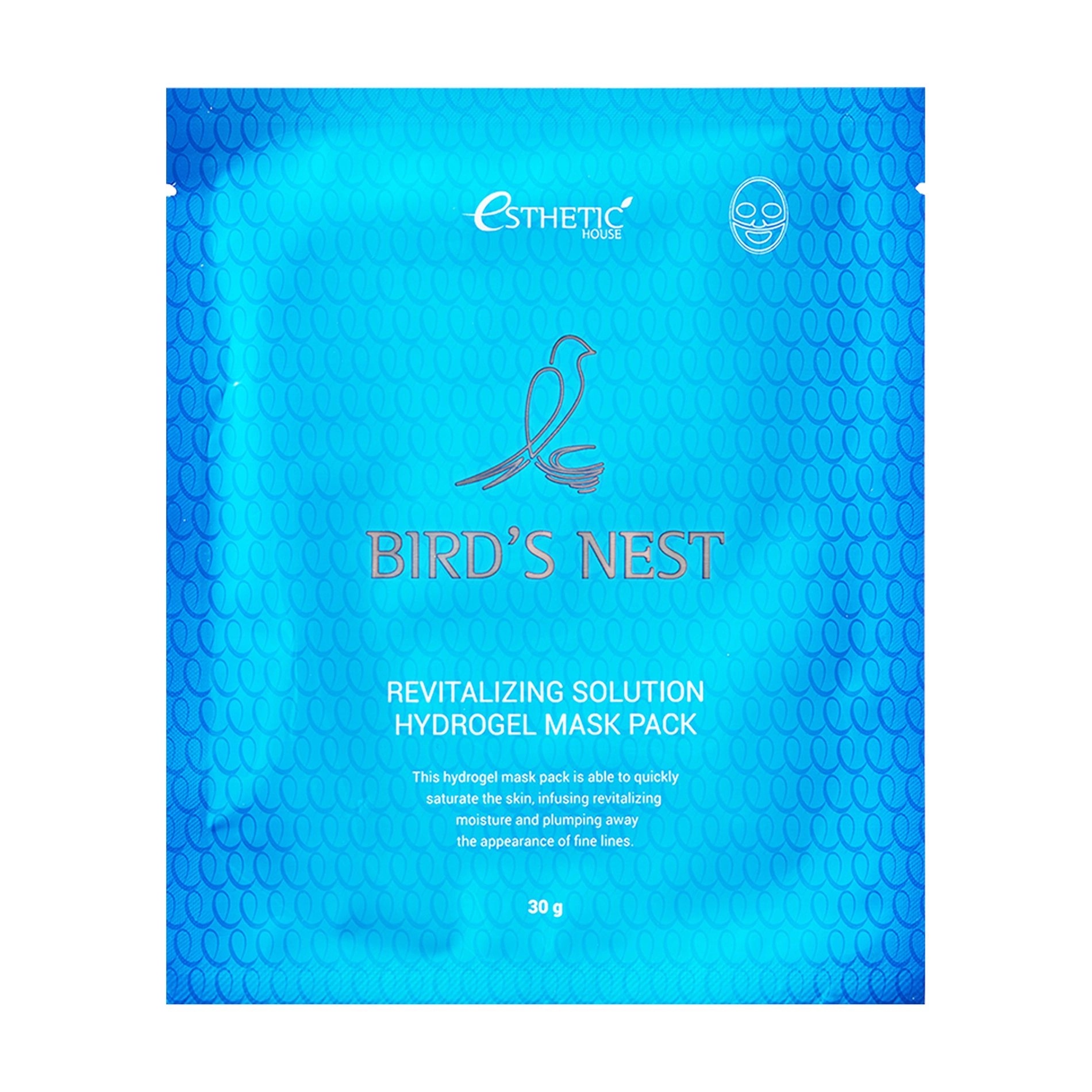 Esthetic House Гидрогелевая маска Bird's Nest Revitalizing Hydrogel Mask Pack, 5*30 г - фото N2