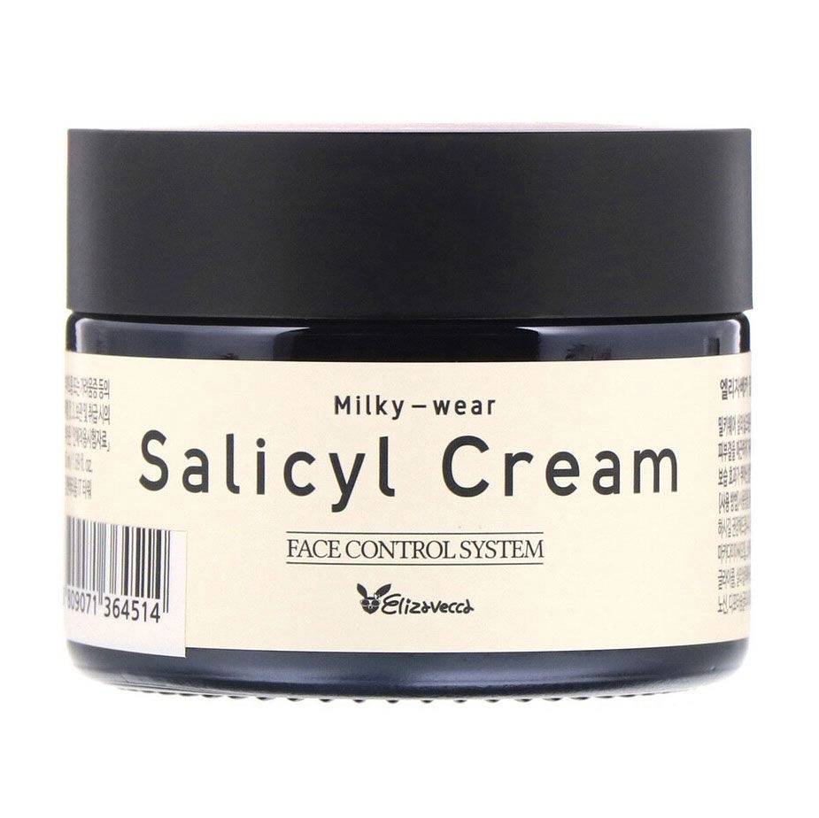 Elizavecca Саліциловий крем для обличчя Sesalo Milky-wear Salicyl Cream з ефектом пілінгу, 50 мл - фото N1