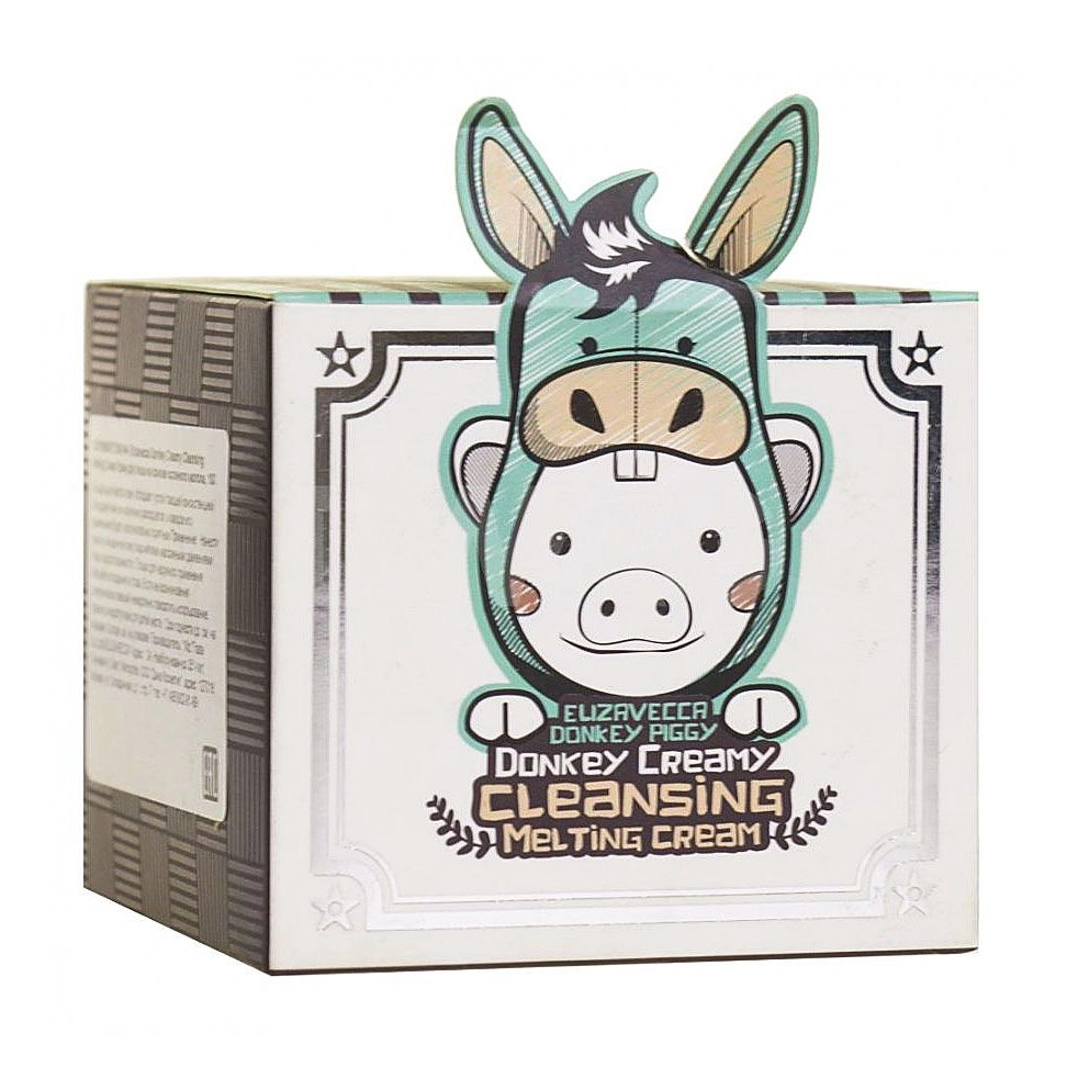 Elizavecca Очищающий крем-масло для снятия макияжа Donkey Creamy Cleansing Melting Cream, 100 мл - фото N2